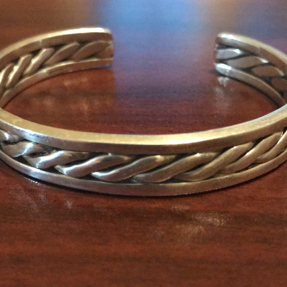Silver Cuff Bracelet - image 2